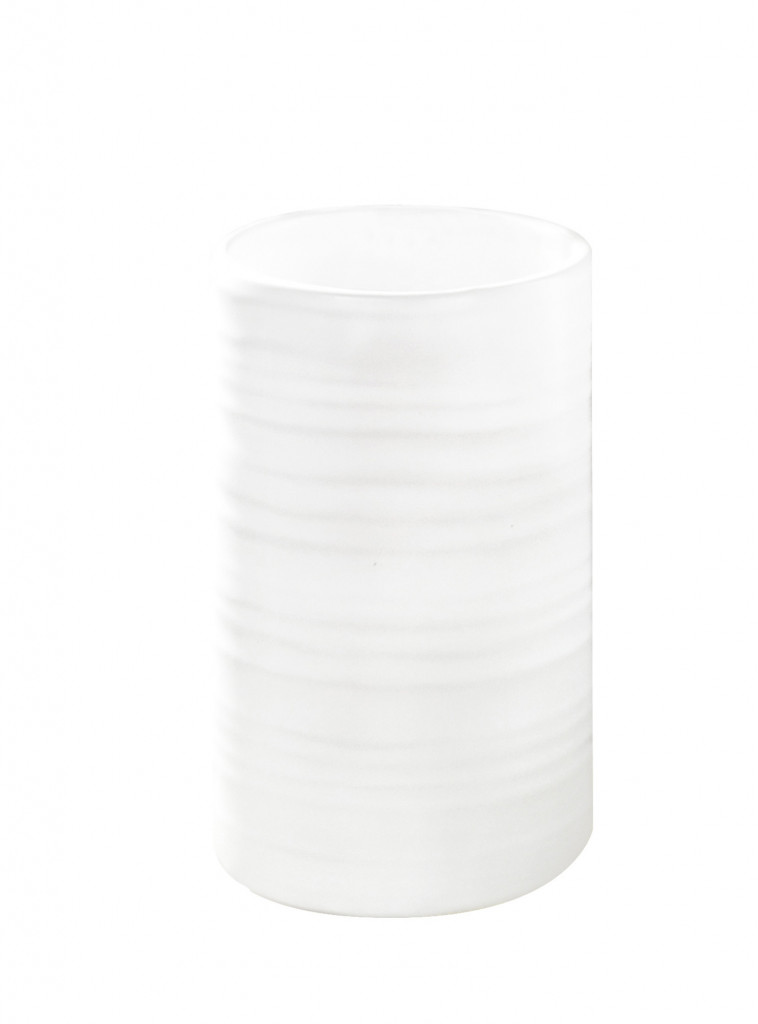 Suport pentru periuta de dinti Kleine Wolke Sahara, ceramica, alb, 6.5x10.8cm, Cod 34129